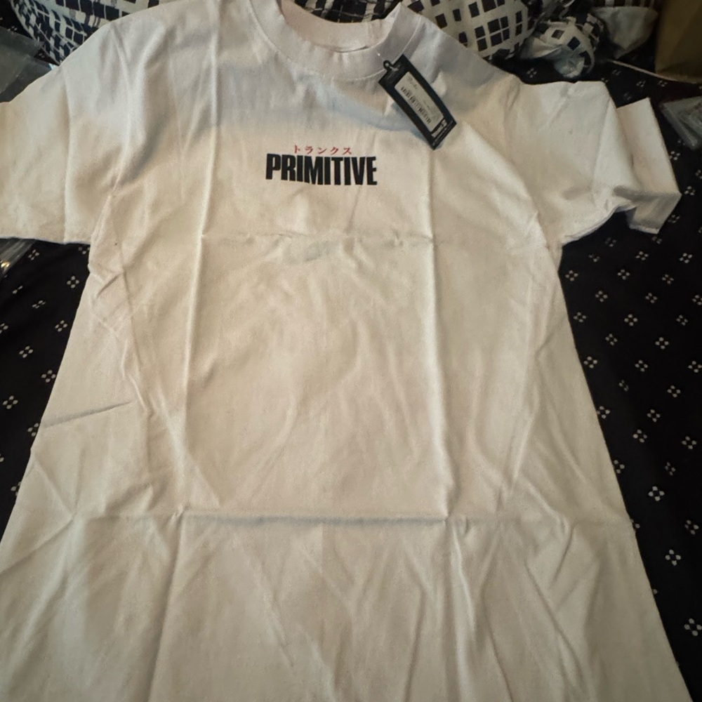 Primitive X Dragon Ball Z Resistance Heavyweight Short Sleeve T-Shirt White